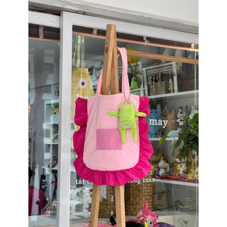 Túi bèo dễ thương, 25x30cm - gấu bông đình may