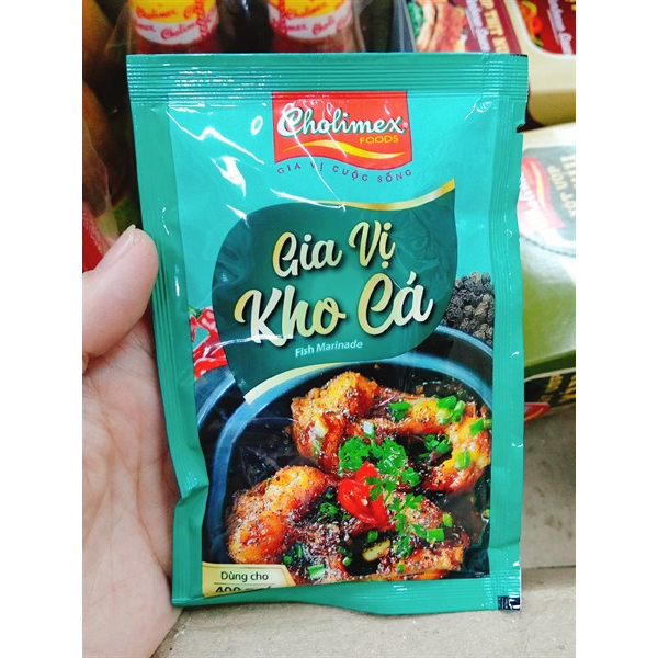 COMBO 3 GÓI GIA VỊ KHO CÁ CHOLIMEX HÀNG CHÍNH HÃNG - gói 50gr