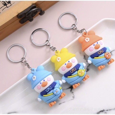Móc Khóa Vịt Đi Học Dễ Thương - tiny_minie