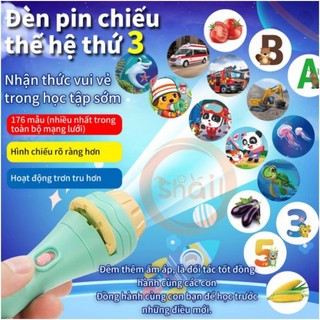 Đèn pin chiếu hình 3d cho bé