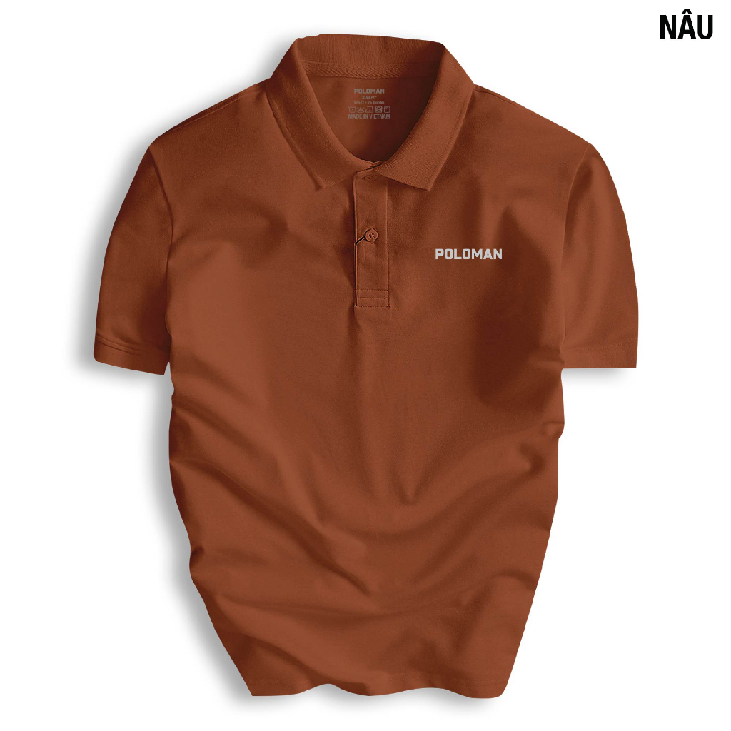 Áo thun POLOMAN nam cao cấp, chuẩn form, trẻ trung, thanh lịch