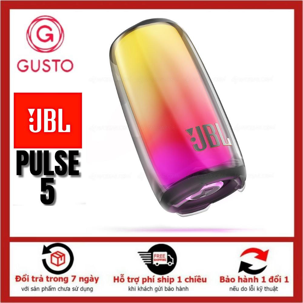 Loa Bluetooth JBL Pulse 5 LED 360 Độ - Có cổng 3.5 kết nối máy tính Sành Điệu Củ Kiệu - Bảo hành 12 tháng