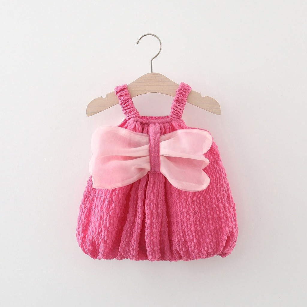 Váy 2 dây babydoll cánh bướm bé gái dễ thương MINTSCLOSET Mint's Closet đồ đi biển du lịch bé 1 2 3 4 tuổi - GV0123