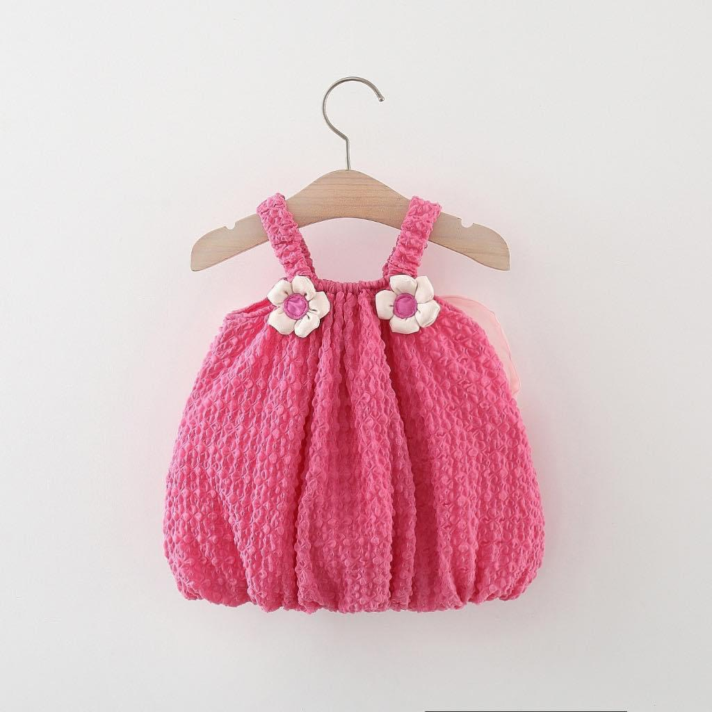 Váy 2 dây babydoll cánh bướm bé gái dễ thương MINTSCLOSET Mint's Closet đồ đi biển du lịch bé 1 2 3 4 tuổi - GV0123