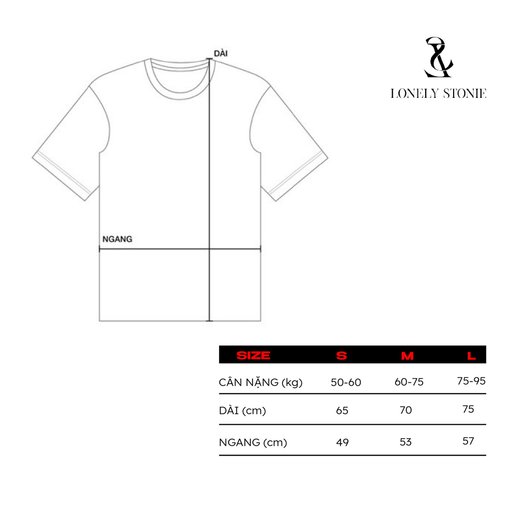 Áo Phông LONELICIAGA Màu Be - Chất Liệu 100% Cotton Form Unisex Dáng Xuông Cho Nam/Nữ