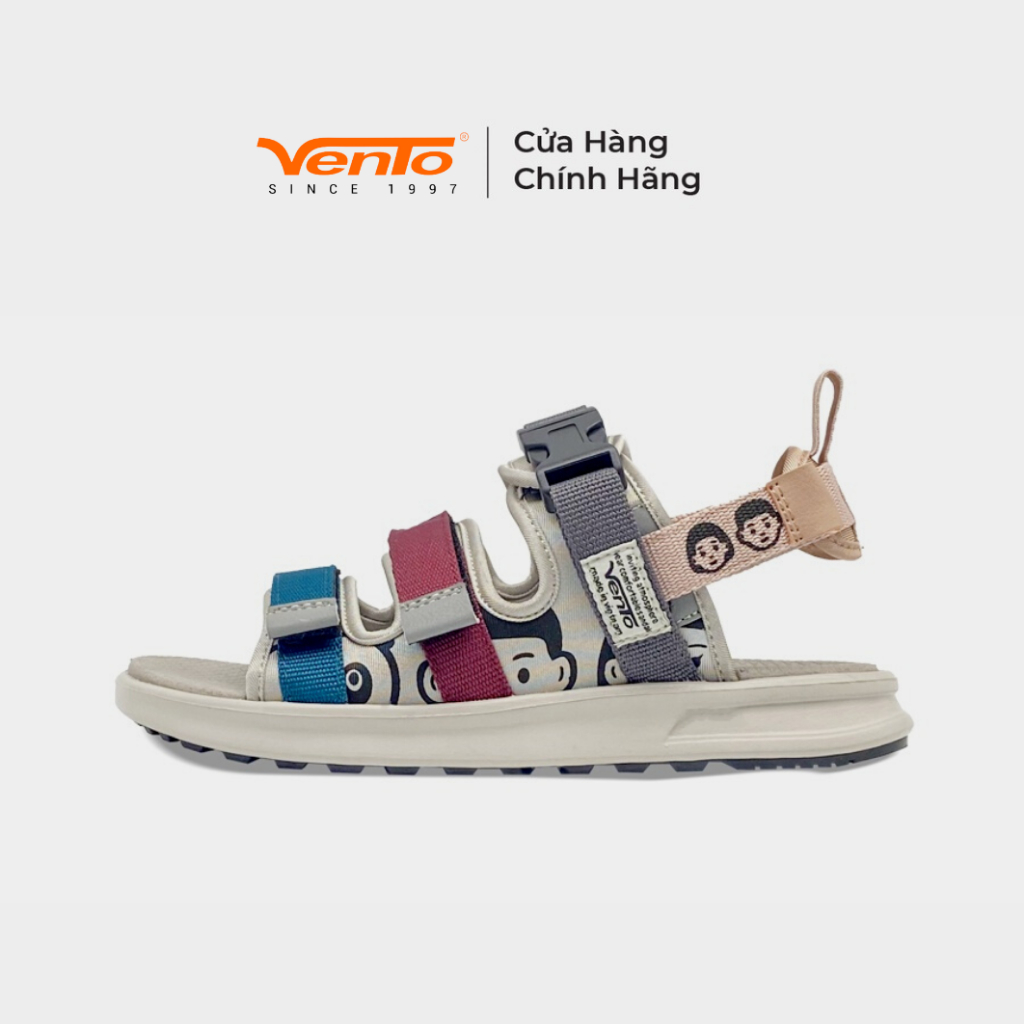 Giày Sandal Vento Nam Nữ Quai Ngang Đi Học đi chơi du lịch NB80