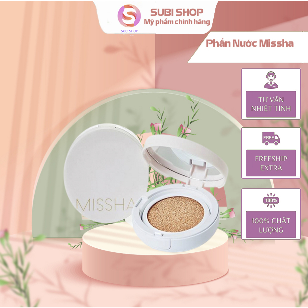 Phấn Nước Missha Magic Cushion Cover Lasting SPF50+(Màu Hồng)