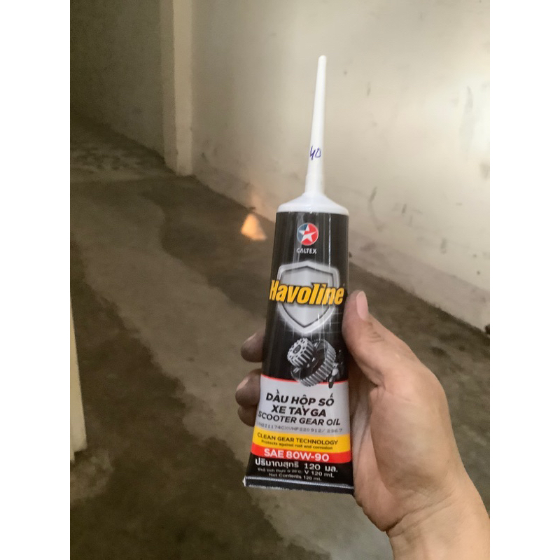 Nhớt láp ,nhớt cầu, nhớt hộp số dùng cho xe ga thương hiệu Castrol, Caltex ( Havoline), SYM