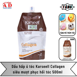 Kem ủ tóc Collagen KARSEELL phục hồi siêu mượt dạng túi 500ml 
