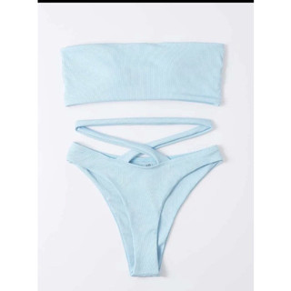 Set bikini xanh