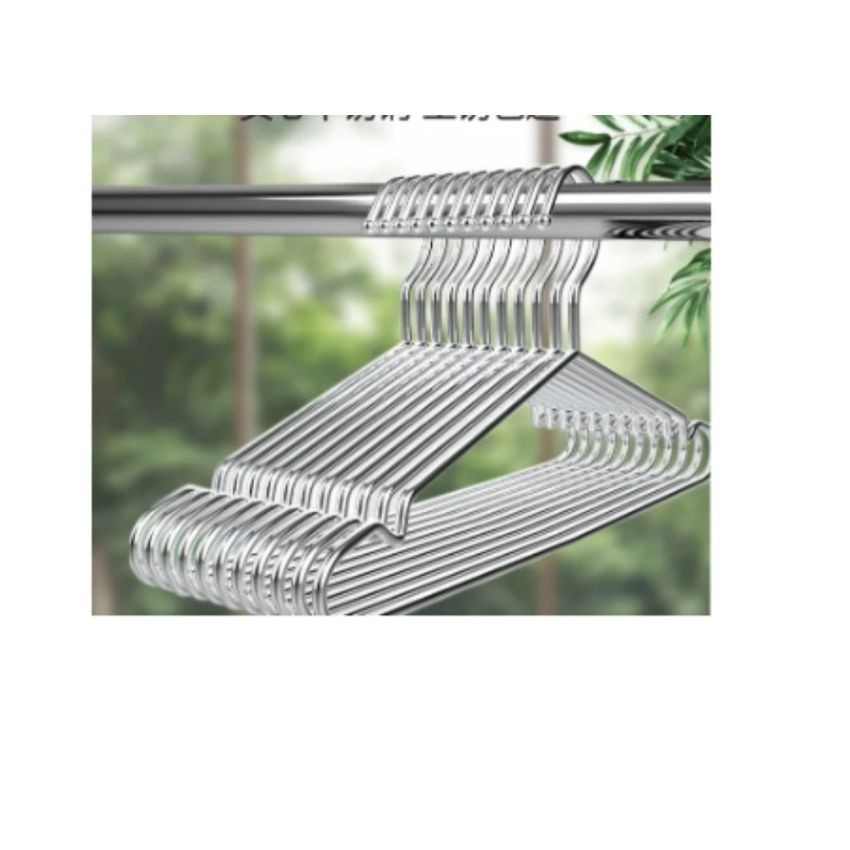 Combo 10 móc treo quần áo người lớn bằng nhôm siêu rẻ, siêu bền , chắc chắn, chịu lực tốt
