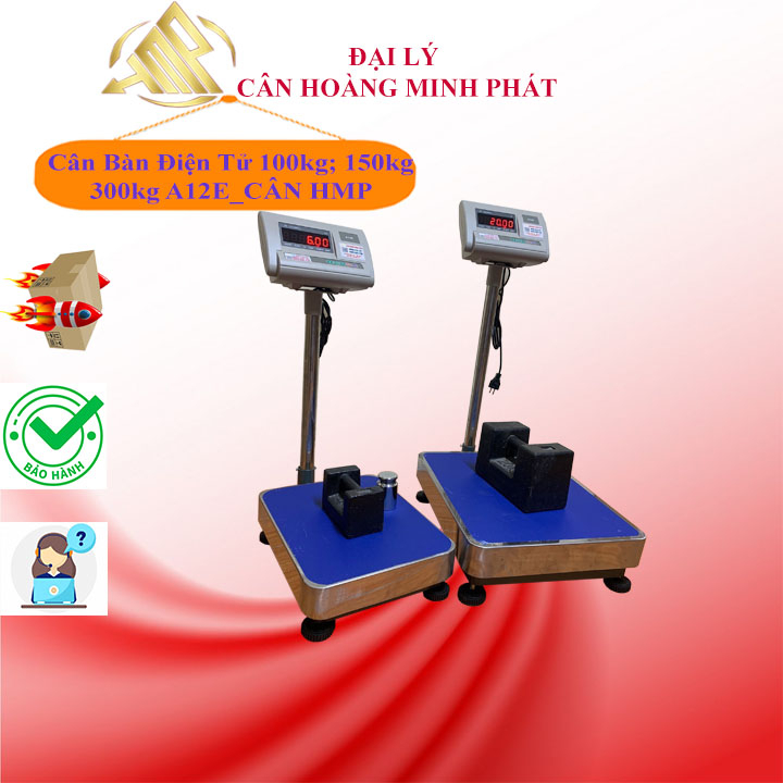 Cân bàn điện tử, cân công nghiệp 100kg/150kg A12E YAOHUA TAIWAN Siêu chính xác chất lượng