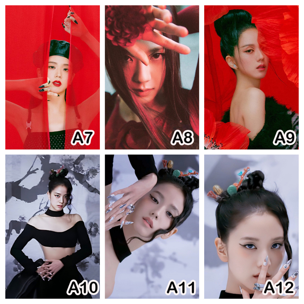 POSTER A4 DÁN TƯỜNG JISOO BLACKPINK SOLO - FLOWER