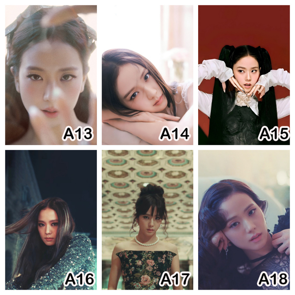 POSTER A4 DÁN TƯỜNG JISOO BLACKPINK SOLO - FLOWER