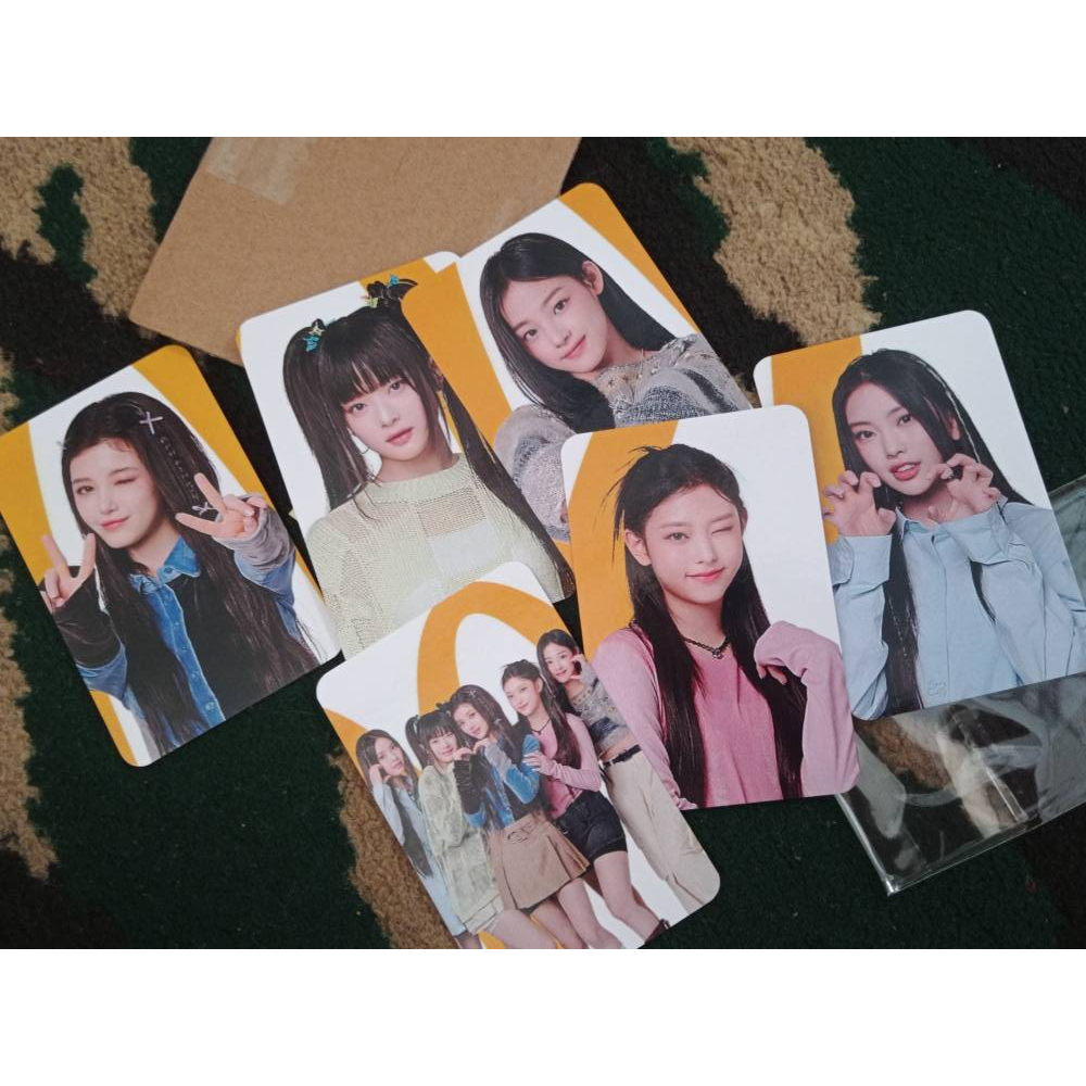Set 6 card NewJeans x McDonalds