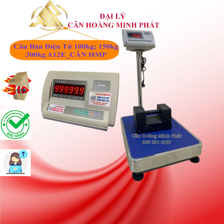 CÂN BÀN ĐIỆN TỬ CAO CẤP 150kg - 300kg a12e ĐÀI LOAN