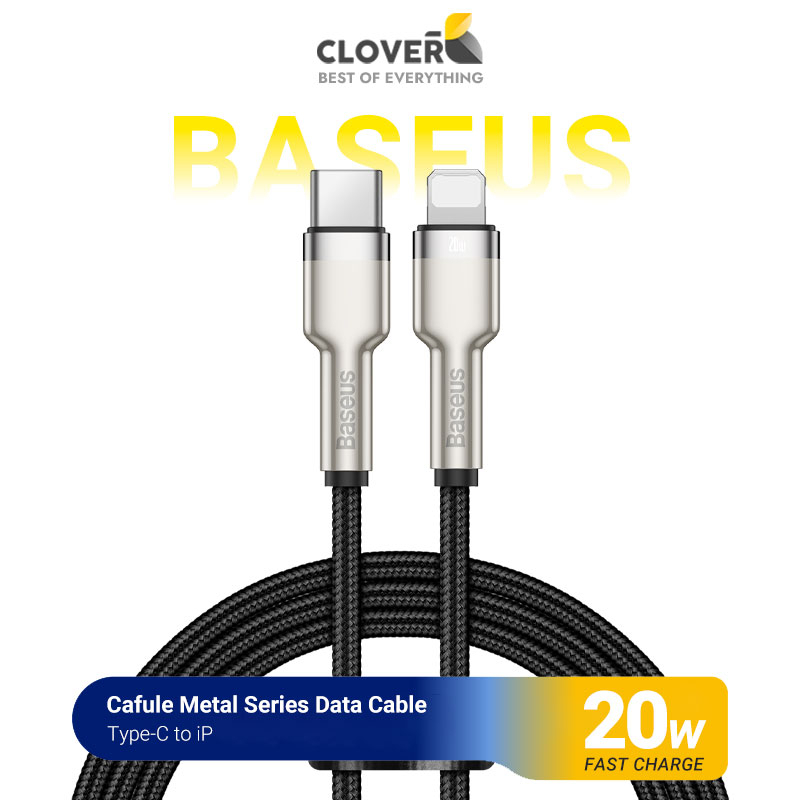Dây Sạc Nhanh Baseus Cafule Series Metal Data Cable Type-c To Ip, Hỗ Trợ Pd 20w, 18w Cho Ip13 Series Cáp Dài 1m, 2m
