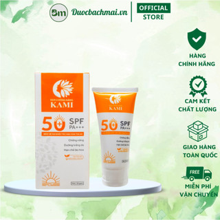 Kem chống nắng kami giúp da khỏe mạnh, trắng sáng tuýp 50g