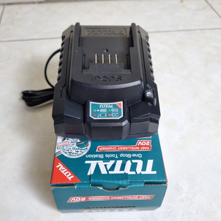 Đế Sạc Pin 20V TOTAL TFCLI2001 - Sạc Nhanh 2.0Ah Trong 1 Giờ, Chip Thông Minh Bảo Vệ Tuổi Thọ Pin