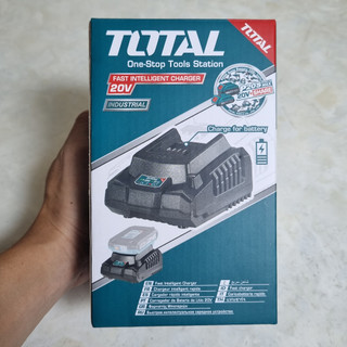 Đế Sạc Pin 20V TOTAL TFCLI2001 - Sạc Nhanh 2.0Ah Trong 1 Giờ, Chip Thông Minh Bảo Vệ Tuổi Thọ Pin