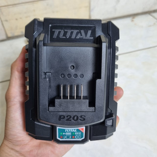 Đế Sạc Pin 20V TOTAL TFCLI2001 - Sạc Nhanh 2.0Ah Trong 1 Giờ, Chip Thông Minh Bảo Vệ Tuổi Thọ Pin