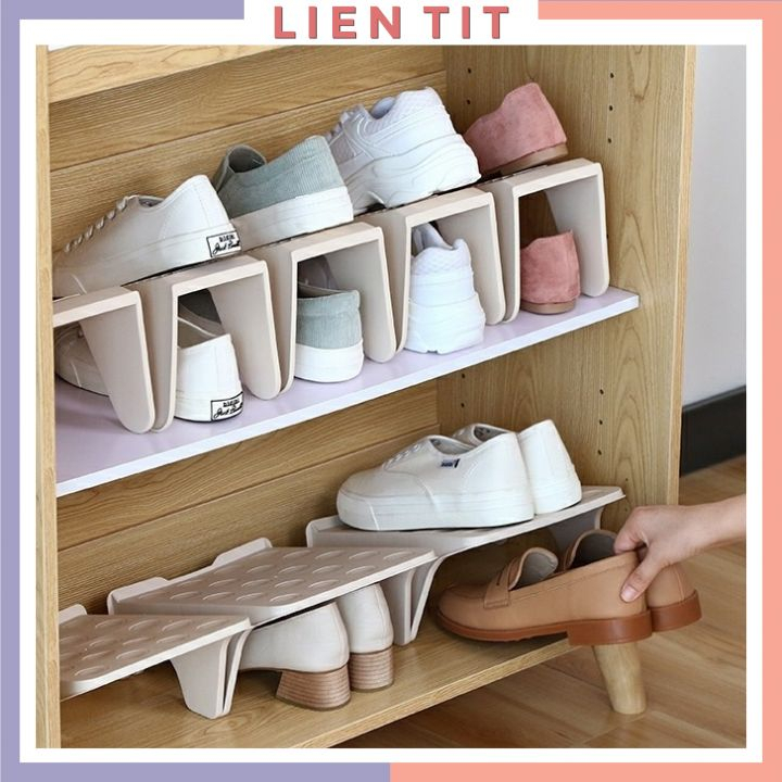 Kệ để giày dép, kệ xếp tủ giày thông minh, giá để giày tiết kiệm diện tích trong tủ đồ