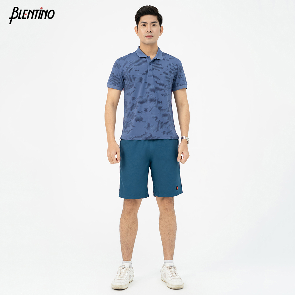 Áo Polo Nam Blentino Premium, Chất Cotton Cao Cấp, Mát, Thấm Hút Tốt, Thiết Kế In Phối Cổ Trẻ Trung (PL2304)