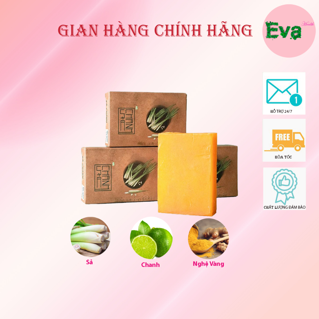 Xà Bông Nghệ Chanh Sả 100g