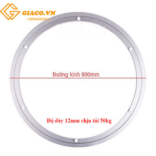 Phụ kiện mâm xoay bàn ăn cỡ 600mm,500mm,400mm,350mm