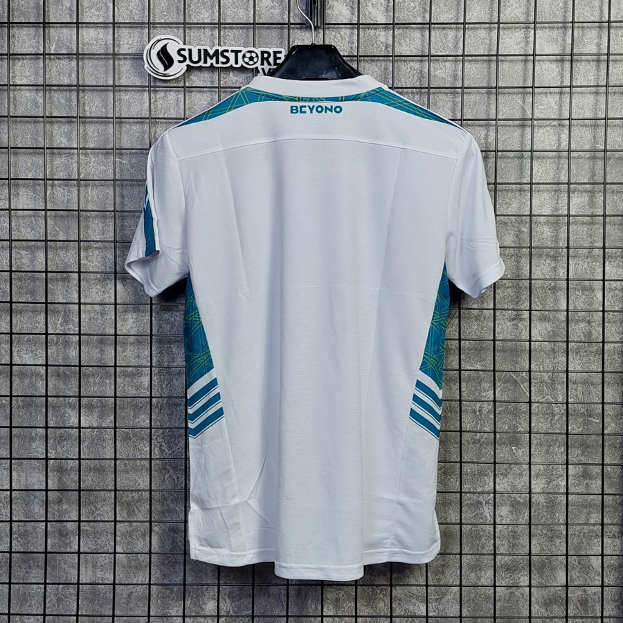 Áo Đá Bóng Không Logo Beyono Alvar Trắng - Áo Thể Thao Cao Cấp