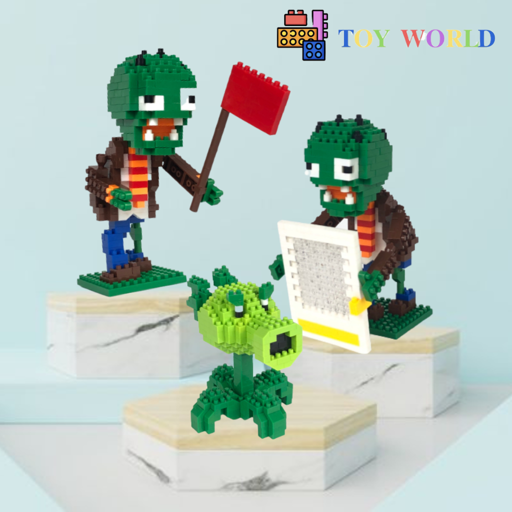 Lego bộ mô hình lắp ráp zombie đồ chơi trẻ em 11 mẫu đa đạng