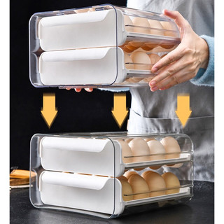 Hộp đựng trứng 2 tầng