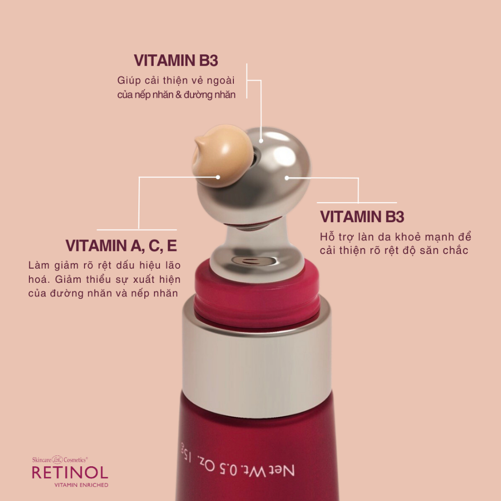 Kem Mắt Retinol SUPER EYE LIFT 15gr Chống Thâm Và Nếp Nhăn