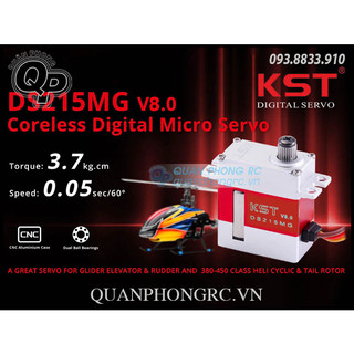 Servo KST MG215 Digital đời mới nhất V8.0