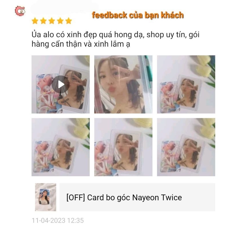 Card bo góc Nayeon Twice