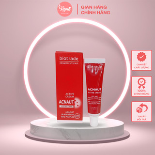 Lotion giảm mụn Hoạt Tính Biotrade Acnaut Active Cream 5ml PynaBeauty