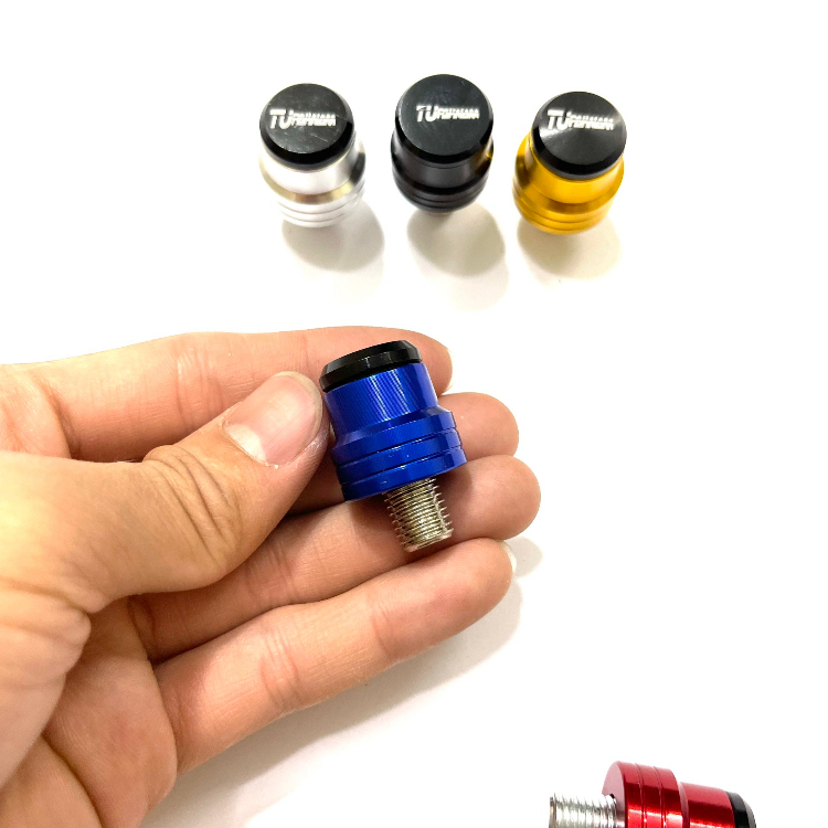 Ốc Chân Gương Xe Máy Nhôm Cnc Đầy Đủ Các Màu