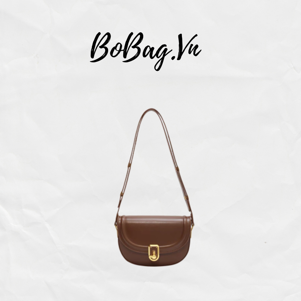 Túi xách nữ dáng yên ngựa đeo chéo đeo vai phong cách vintage 3672