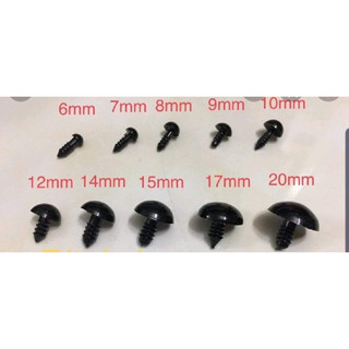 1 đôi Mắt thú vặn lẻ size ,kèm chốt