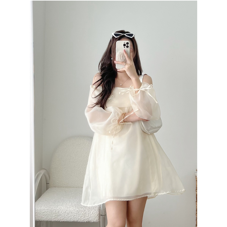 (Hàng chuẩn) Quinn Dress - Váy dáng xòe tiểu thư, công chúa phù hợp dạo phố, hẹn hò, đi tiệc