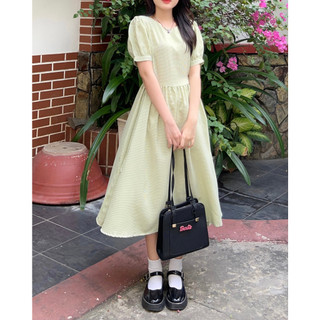 Đầm lọ lem Miều thắt nơ eo Kimi Miều Est.2013