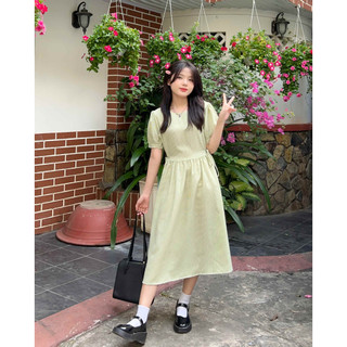 Đầm lọ lem Miều thắt nơ eo Kimi Miều Est.2013