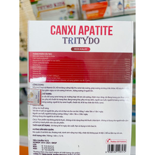 CANXI APATITE TRITYDO - bổ sung Canxi