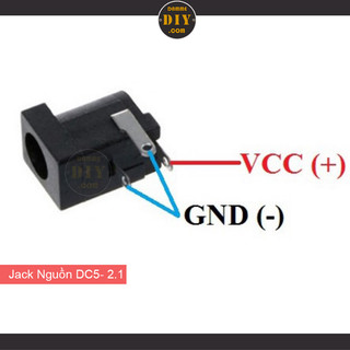 Combo 10 Jack Nguồn DC Cỡ 5.5x2.1mm