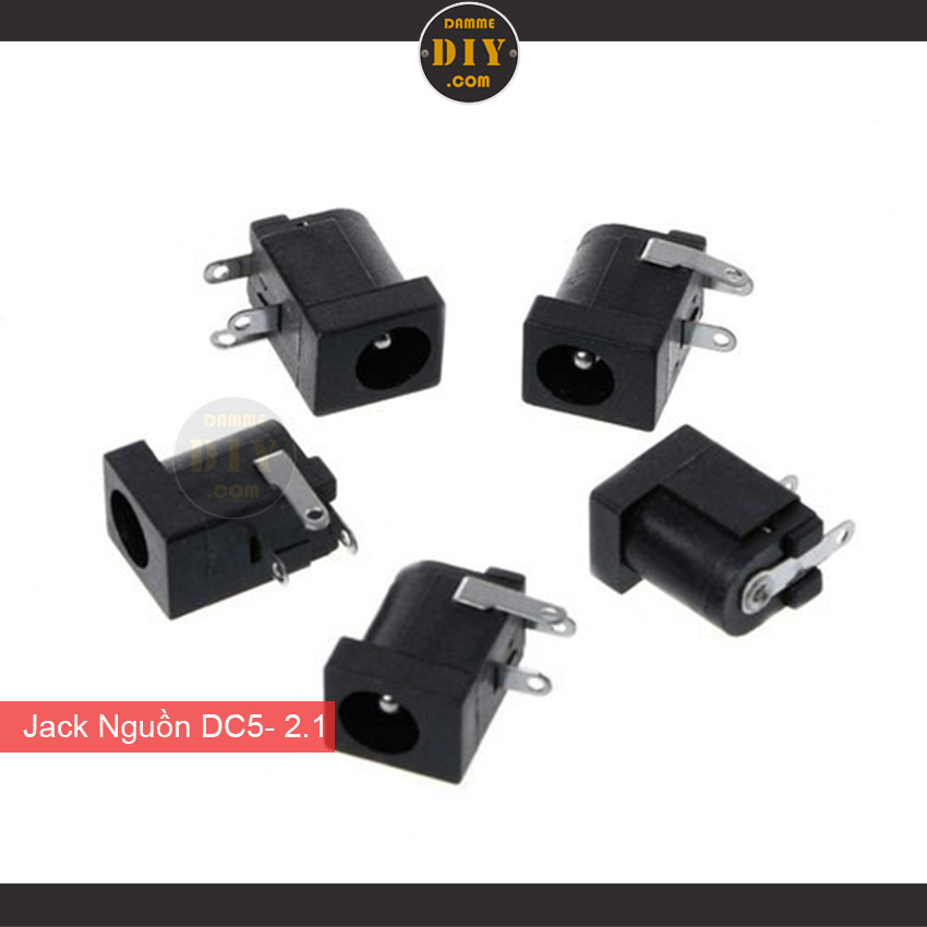 Combo 10 Jack Nguồn DC Cỡ 5.5x2.1mm