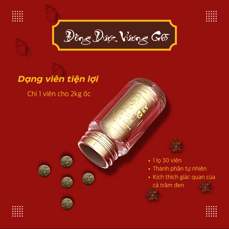 Hạt ủ ốc ĐÔNG DƯỢC VƯƠNG G65