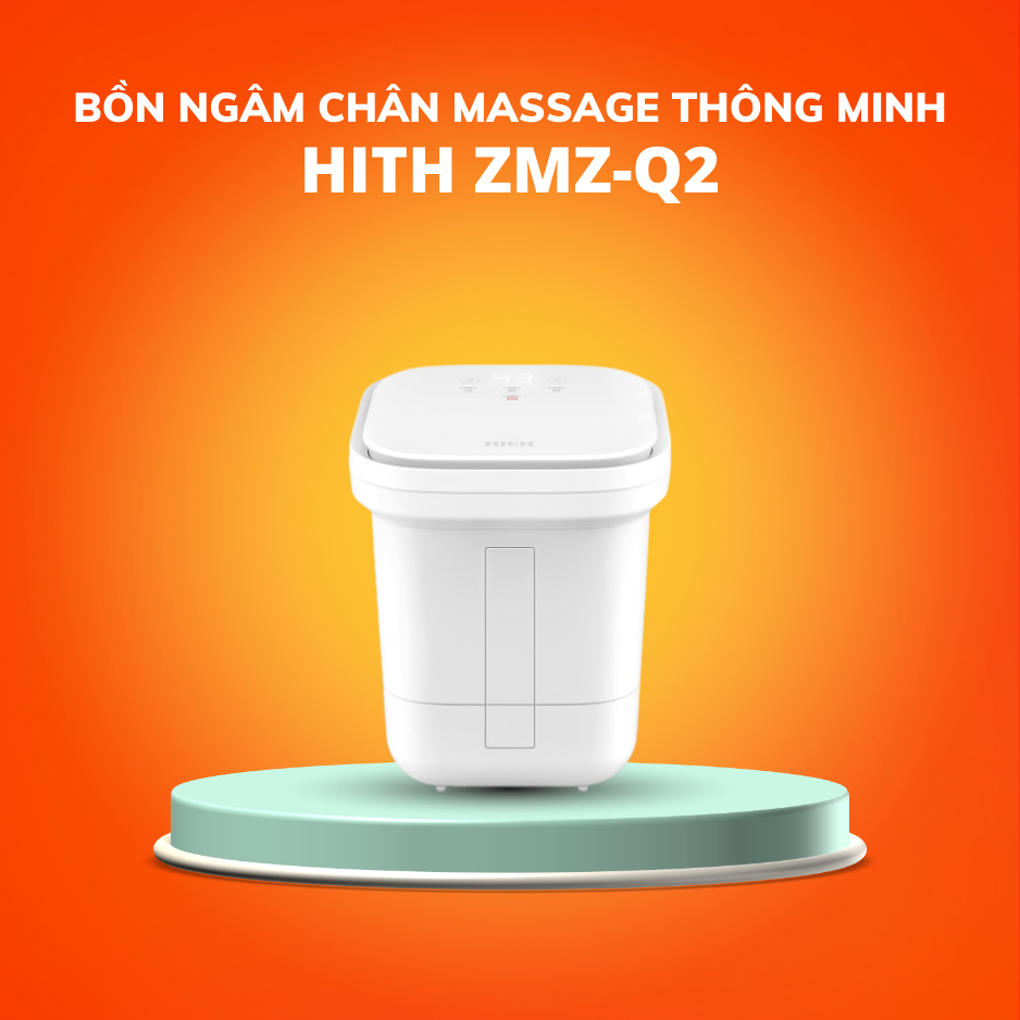 Bồn ngâm chân massage thông minh Xiaomi HITH-Q2 Kết nối App Mihome