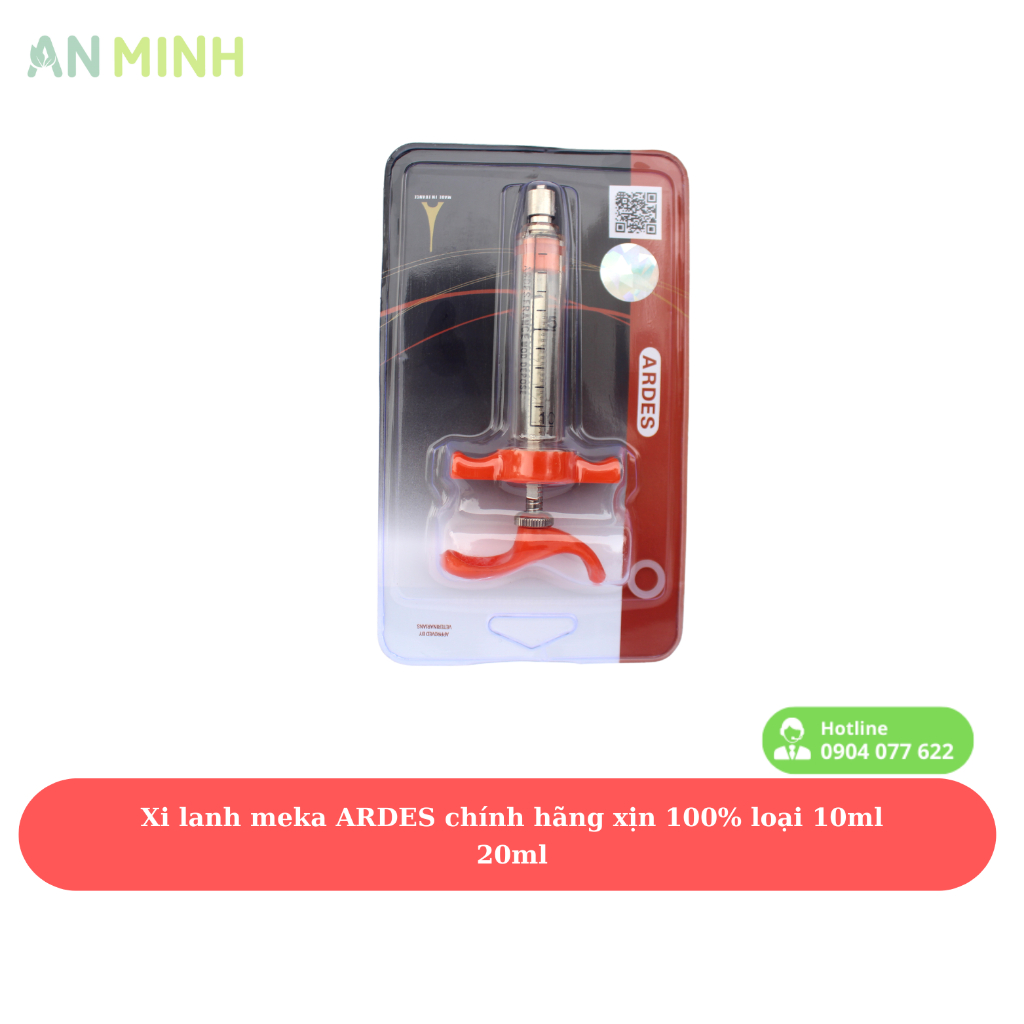 Xi lanh meka ARDES chính hãng xịn 100% loại 10ml 20ml