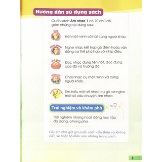 Sách - Âm nhạc 1 bộ sách Cánh Diều (bán kèm 1 đồng hồ học sinh giúp nhận biết thời gian)