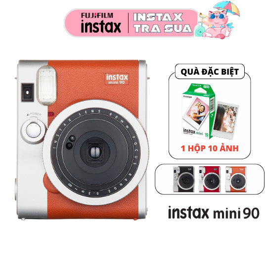 Instax Mini 90 - Máy ảnh lấy ngay Fujifilm Chính hãng - Tặng kèm 10 film | BigBuy360 - bigbuy360.vn